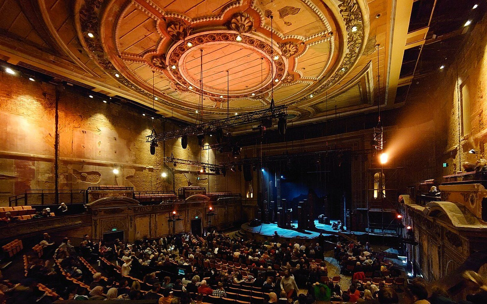 The house, seen from the stage